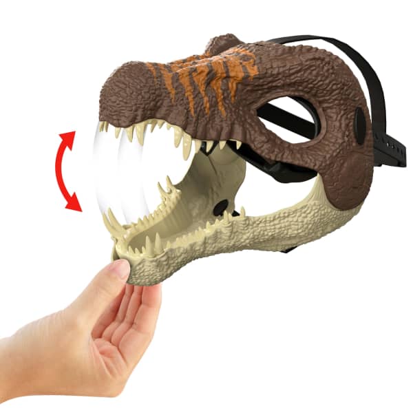 Mattel Jurassic World Rebirth Spinosaurus Dinosaur Mask Role-Play Head Wear Movie-Inspired Costume Gear