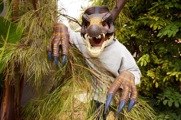 mattel Jurassic World Rebirth Spinosaurus Dinosaur Mask Role-Play Head Wear Movie-Inspired Costume Gear