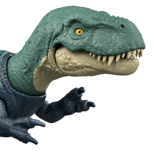mattel Jurassic World Rebirth Strike Attack Nanotyrannus Dinosaur Toy Single Strike Action Authentic & Posable
