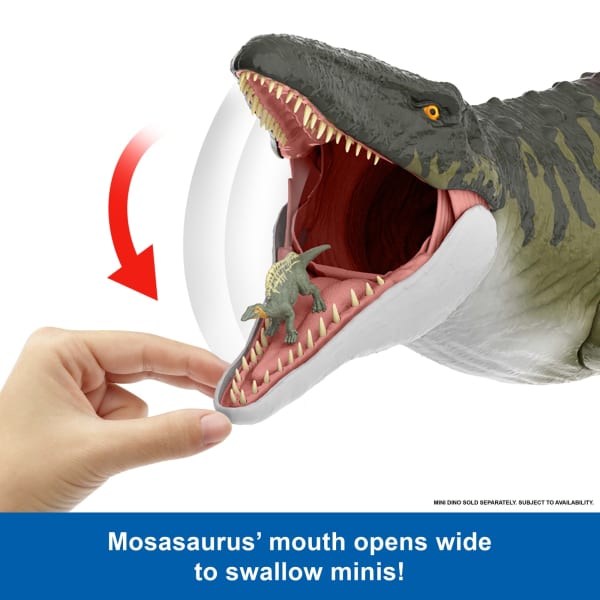 Mattel Jurassic World Rebirth Super Colossal Mosasaurus Action Figure Dinosaur Toy