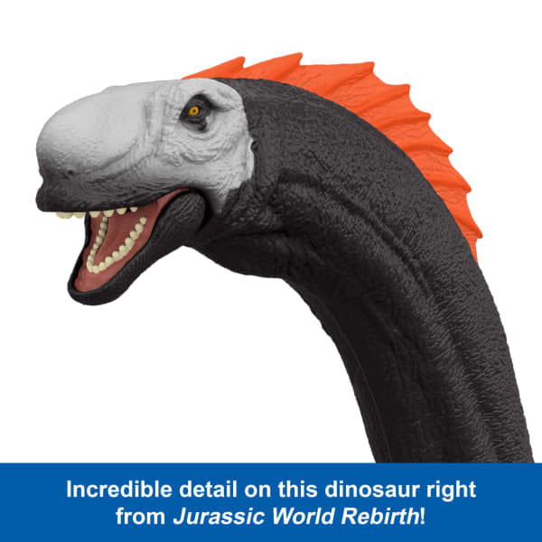 Mattel Jurassic World Rebirth Super Colossal Titanosaurus Dinosaur 53 Inch Long Movie-Accurate Herbivore