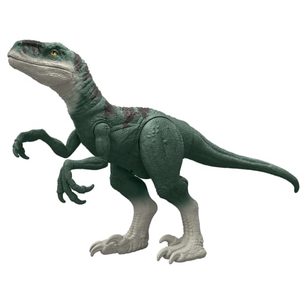 mattel Jurassic World Super Colossal Dinosaur Pack With 1 XL 37 inch Long Atrociraptor 4 Minis