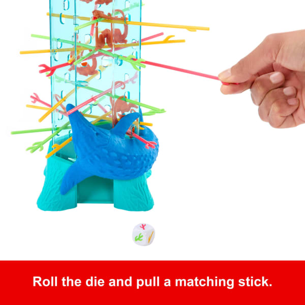 Mattel Kerplunk Jurassic World Rebirth Card Game For Kids & Family