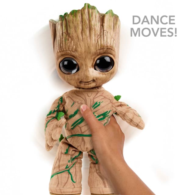 Mattel Marvel Plush Groovin’ Groot Dancing And Talking Plush Figure