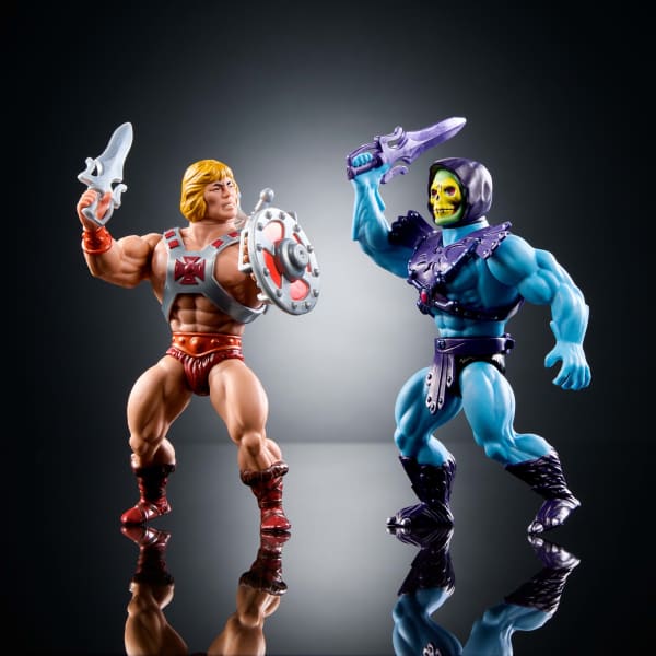 Mattel Masters Of The Universe Origins Retro Punching He-Man And Skeletor 80Th Anniversary Mattel