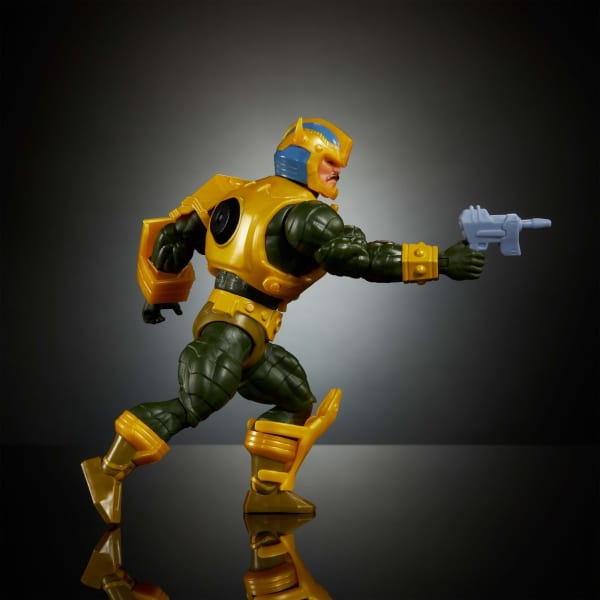 Mattel Masters Of Universe Origins & Transformers Bumblebee Armor Man At Arms Action Figure MOTU 5.5 Inch Toy