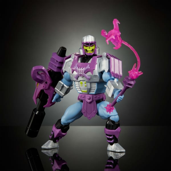 Mattel Masters Of Universe Origins & Transformers MEGAtron Armor Skeletor Action Figure MOTU 5.5 Inch Toy