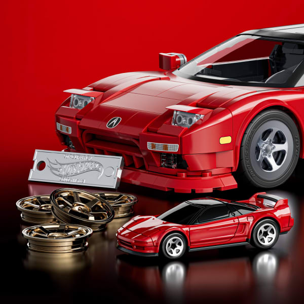 Mattel Mattel Brick Shop Hot Wheels Acura Nsx 1990 Kit De Construction De Jouets 876 Pièces De Collection