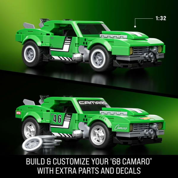 Mattel Mattel Brick Shop Hot Wheels Custom ’68 Camaro Building Toy Kit (289 Pieces) For Collectors