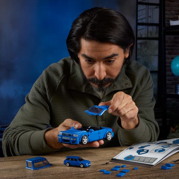 mattel Mattel Brick Shop Hot Wheels Jogo de Construção Speed '94 Audi Avant RS2