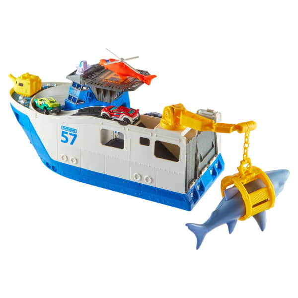 Mattel Matchbox Marine Rescue Shark Ship