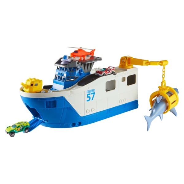 mattel Matchbox Marine Rescue Shark Ship