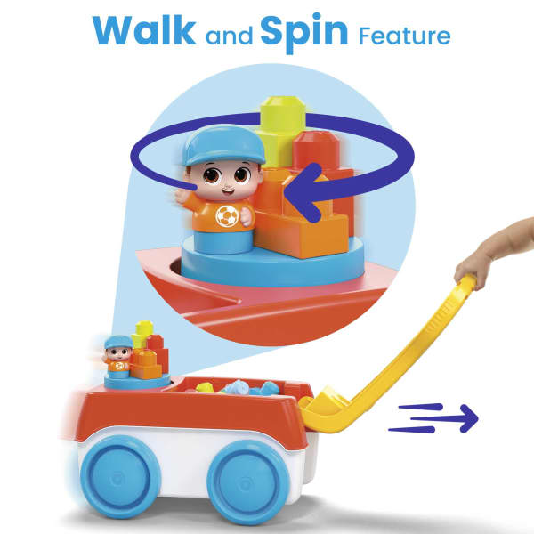 Mattel MEGA Bloks Block Spinning Wagon