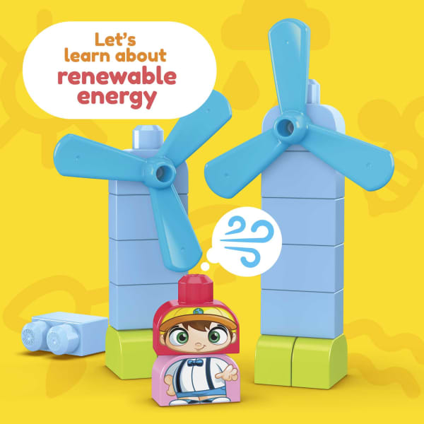 Mattel MEGA Bloks Green Town Build & Learn Eco House