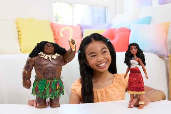 mattel Moana 2 Bonecos Moana e Maui