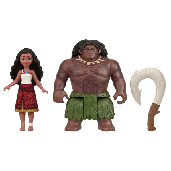 mattel Moana 2 Muñecos Mini Moana y Maui