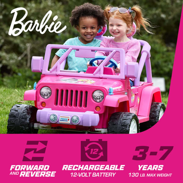 mattel Power Wheels Barbie Jeep Wrangler