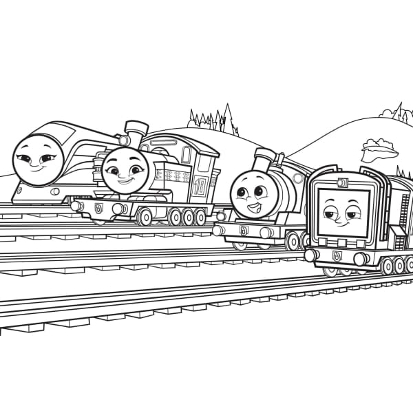 Mattel Thomas & Friends: Giant Coloring Book