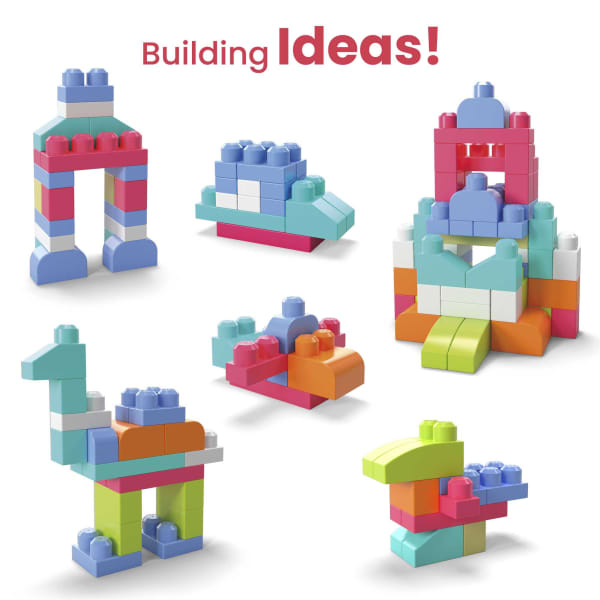 Mattel MEGA Bloks First Builders Big Building Bag - Pink