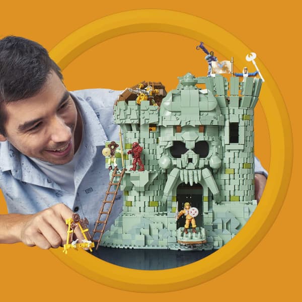 mattel MEGA Masters Of The Universe Castle Grayskull Collectors Building Kit (3508 Pieces)
