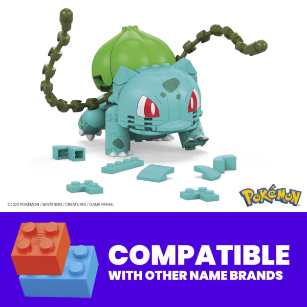Mattel MEGA Pokemon Bulbasaur Construction Set Building Toys For Kids
