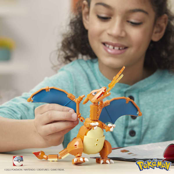 mattel MEGA Pokémon Charizard Construction Set Building Toys For Kids