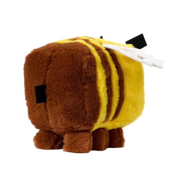 Mattel Minecraft Bee Plush Toy 8-Inch Collectible Soft Doll Inspired By A Minecraft Movie