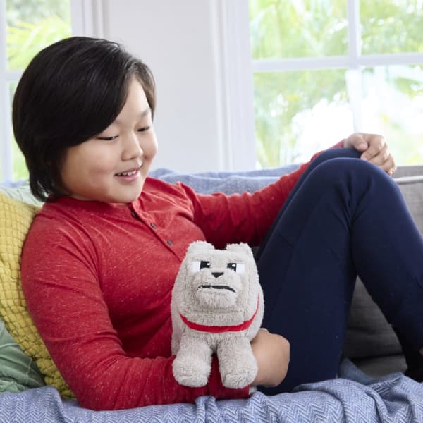 mattel Minecraft Dennis The Wolf Plush Toy 8-Inch Collectible Soft Doll Inspired By A Minecraft Movie