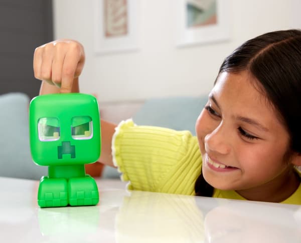 mattel Minecraft My Pet Creeper interactive Toy Action Figure With Lights Sounds & Exploding Action