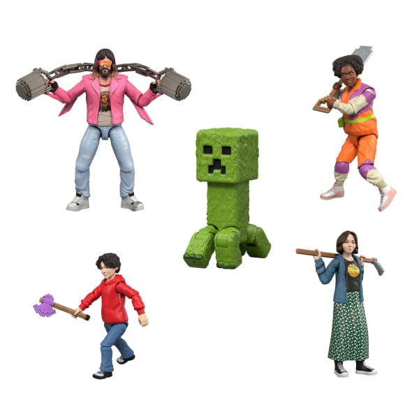 Mattel Minecraft Ultimate Movie Set With 8 Action Figures & 8 Accessories Inspired By A Minecraft Movie
