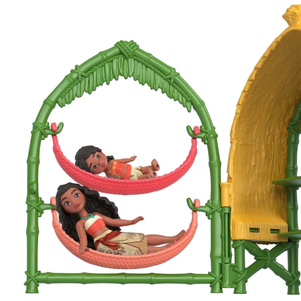 Mattel Moana 2 Set De Juego Hogar De Moana Y Simea Con Pua Y Accesorios