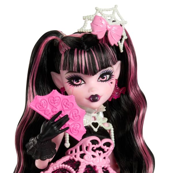 Mattel Monster High Scary Sweet Birthday Draculaura Doll In Party Dress With Balloon & Gift