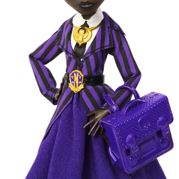 Mattel Monster High X Wednesday Collectible Doll Bianca Barclay In Nevermore Academy Uniform