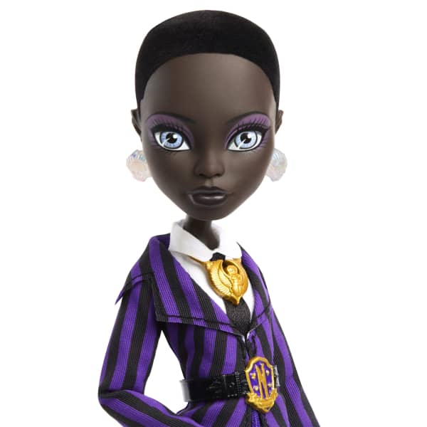 Mattel Monster High X Wednesday Collectible Doll Bianca Barclay In Nevermore Academy Uniform