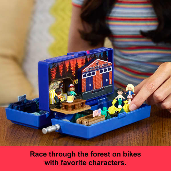 Mattel Polly Pocket Collector Stranger Things Compact Special Edition Dolls And Playset