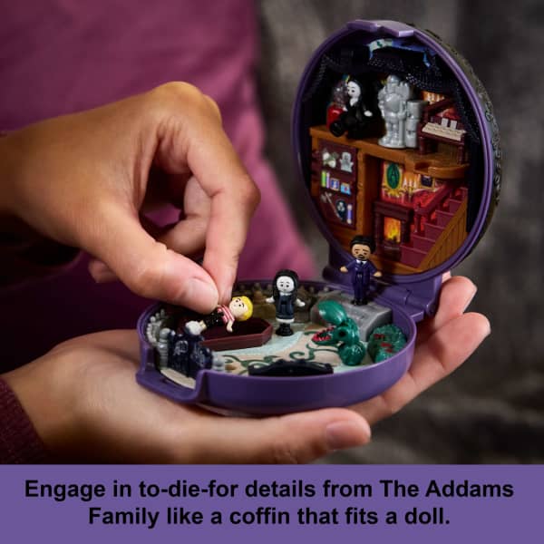 Mattel Polly Pocket Collector The Addams Family Compact Special Edition Dolls And Playset