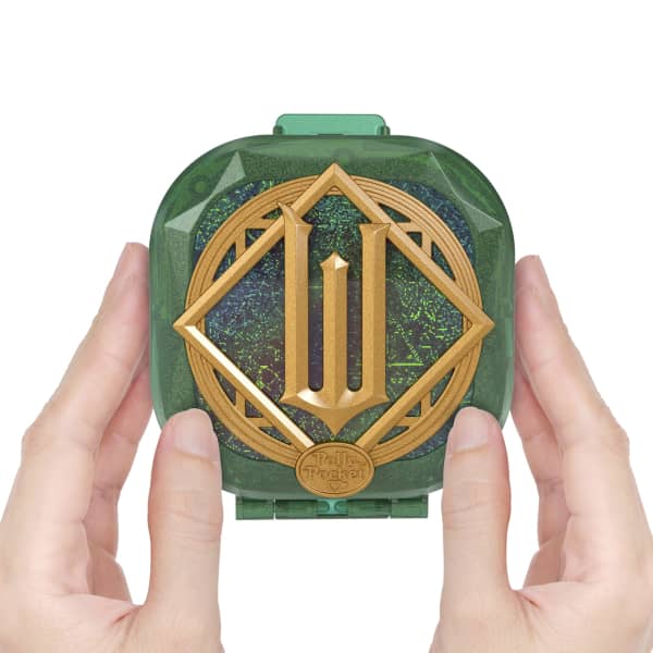 mattel Polly Pocket Micro Dolls And Playset Collector Wicked Compact With Hat And Bubble Accessories