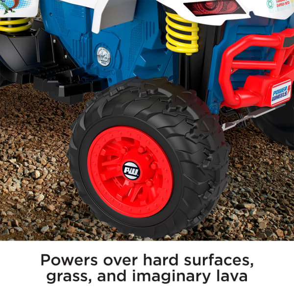 Mattel Power Wheels DC League Of Super-Pets Racing ATV Battery Powered Ride-On Vehicle