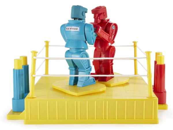 Mattel Rock 'Em Sock 'Em Kids Game Battling Robots Game For 2 Players