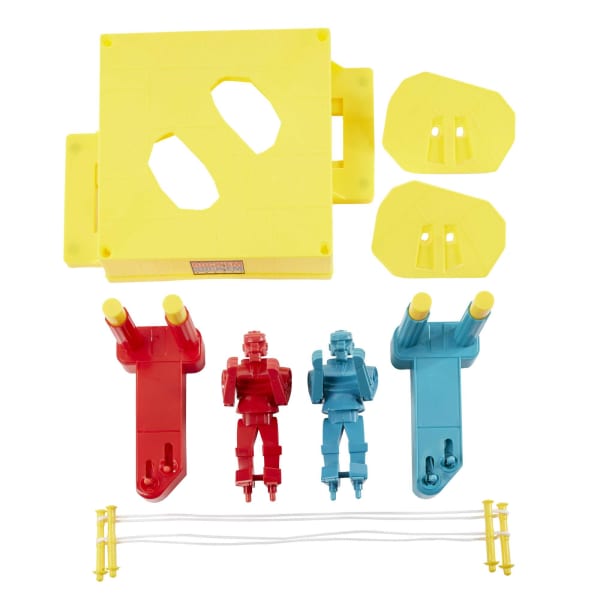 Mattel Rock 'Em Sock 'Em Robots Kids Game Fighting Robots With Red Rocker & Blue Bomber