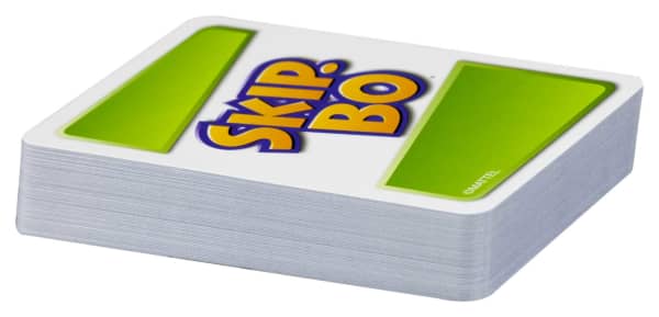 Mattel Skip-Bo Card Game For Kids Adults & Families Color Blind Accessible Deck For 2 To 6 Players