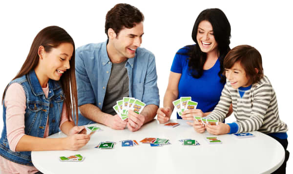 mattel Skip-Bo Card Game For Kids Adults & Families Color Blind Accessible Deck For 2 To 6 Players