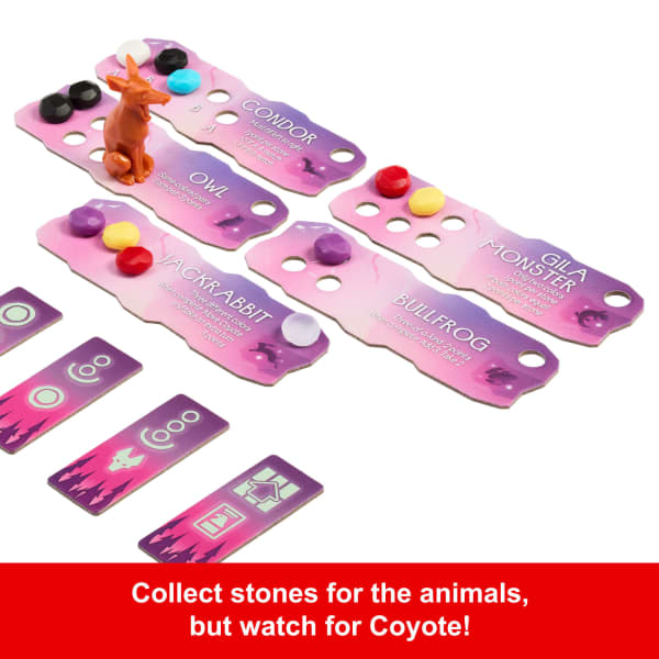 Mattel Spirits Of The Wild: Awakening Relaxing Light Strategy Board Game With Beautiful Art For 2 Players