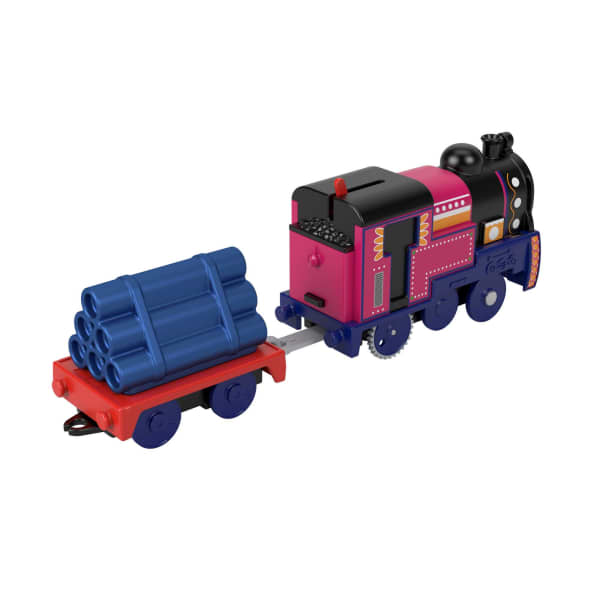 Mattel Thomas And Friends Ashima Toy Train Motorized Engine With Cargo For Preschool Kids