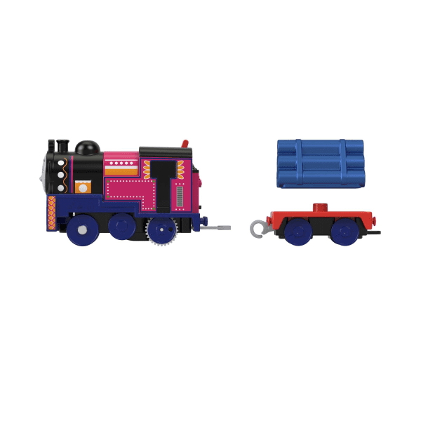 Mattel Thomas And Friends Ashima Toy Train Motorized Engine With Cargo For Preschool Kids