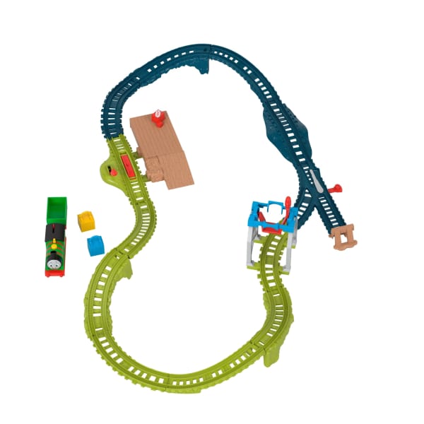 Mattel Thomas Et Ses Amis Coffret Train Et Piste La Livraison De Percy