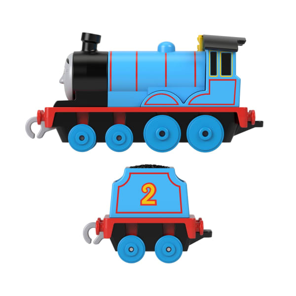 Mattel Thomas & Friends Edward Diecast Metal Push-Along Toy Train Engine With Tender For Preschool Kids
