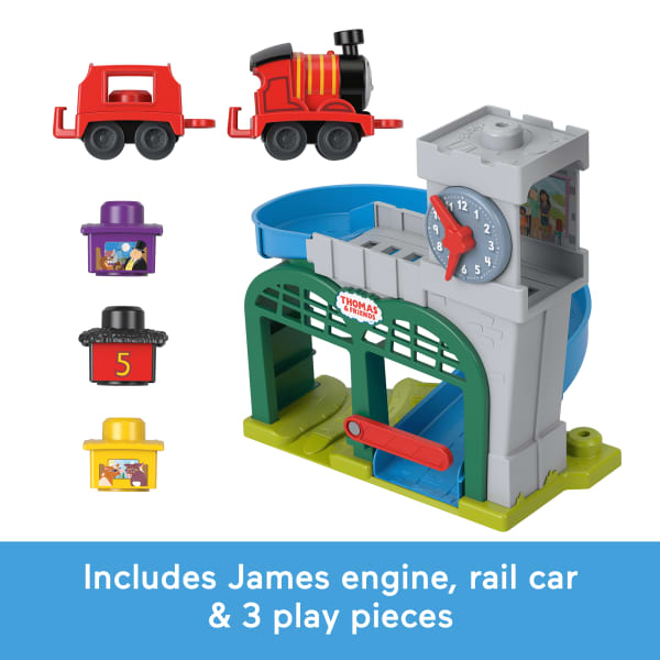 Mattel Thomas & Friends My First Knapford Station Train Playset For Toddlers 6 Pieces