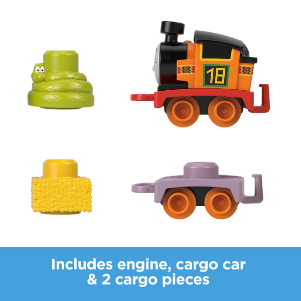 Mattel Thomas & Friends My First Nia Push-Along Toy Train With Stacking Cargo For Toddlers