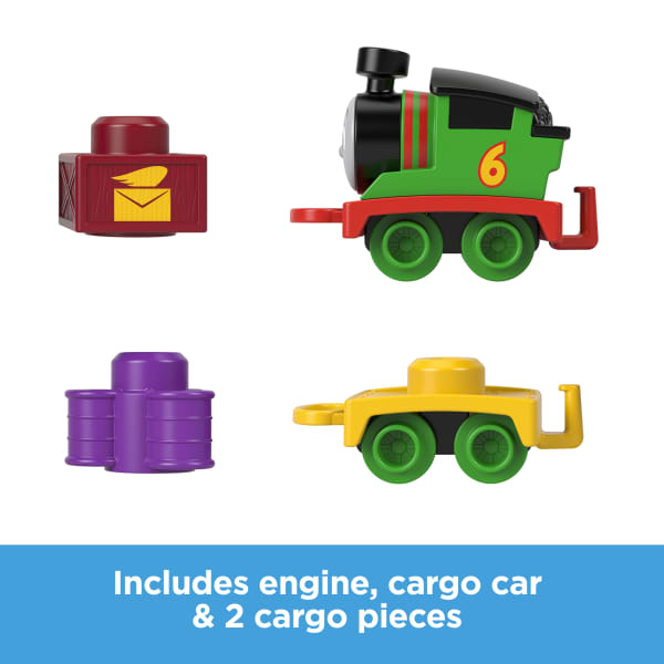 Mattel Thomas & Friends My First Percy Push-Along Toy Train With Stacking Cargo For Toddlers